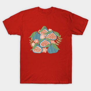 Fun Fantastic Figs (coral) T-Shirt